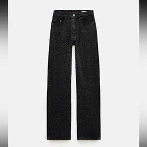 Zara Black Sparkle Women's Jeans